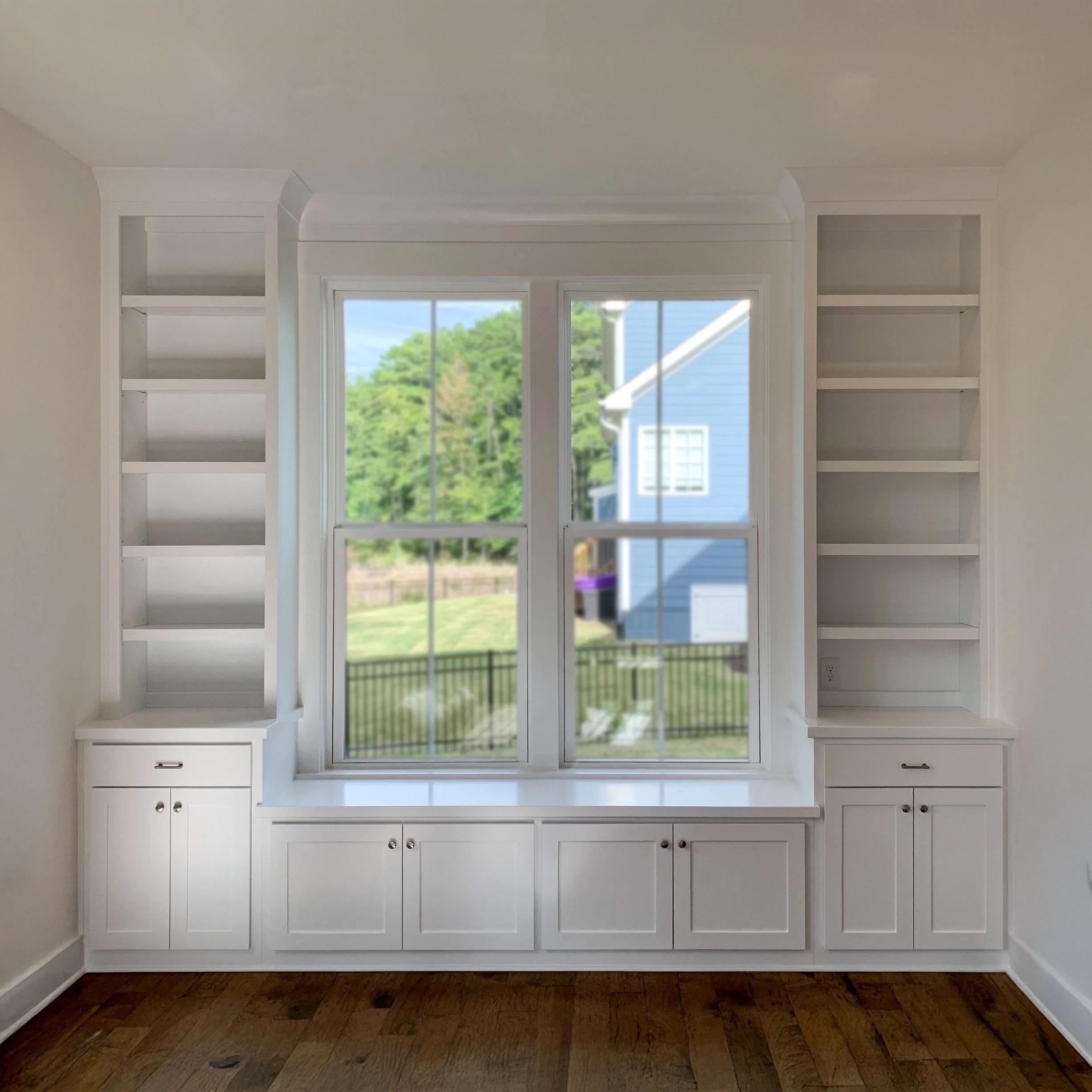 Built-in Cabinets around Window