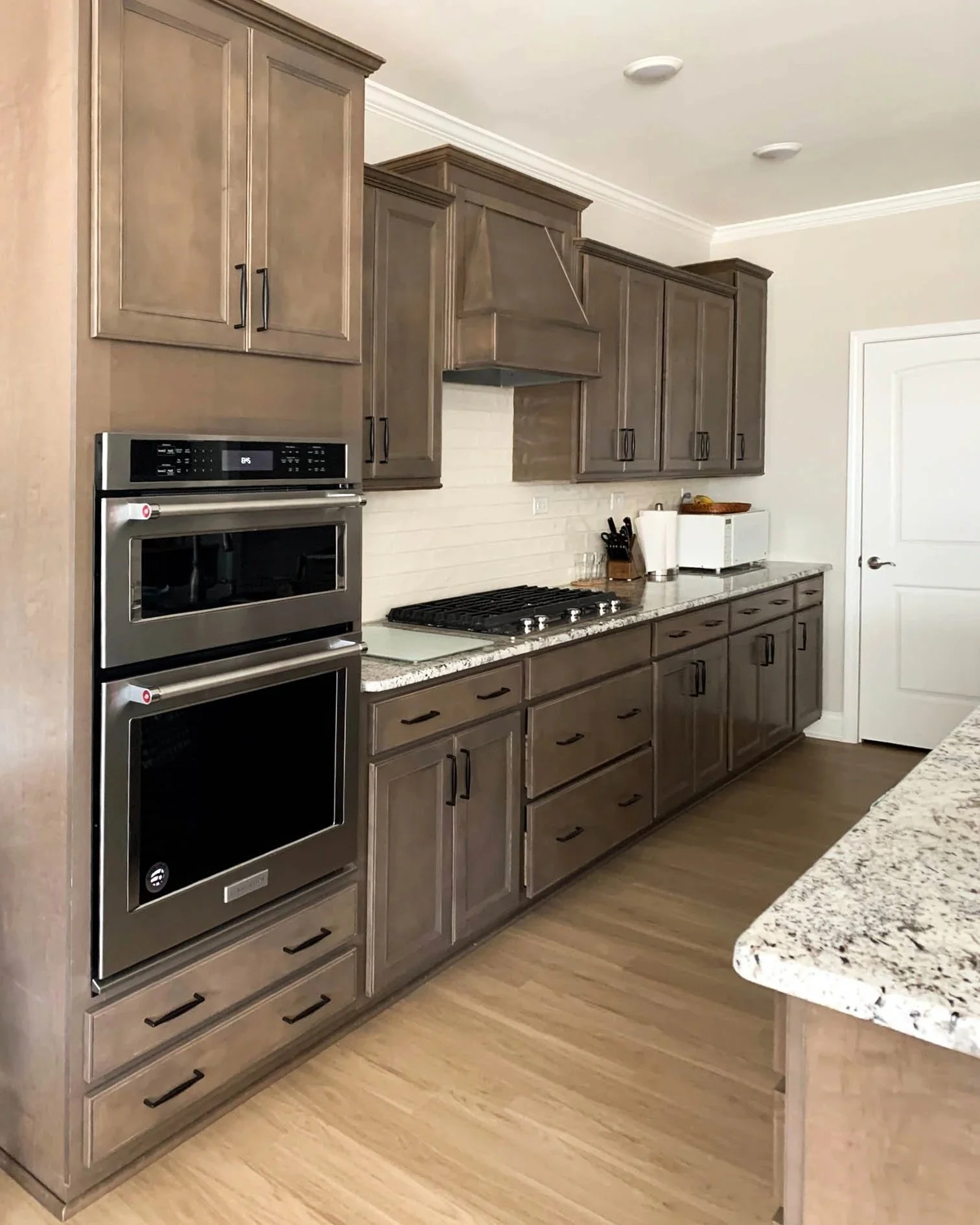 Stained Kitchen Cabinets