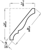 47 Profile Crown Drawing