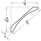 EC80 Profile Cove Crown Drawing