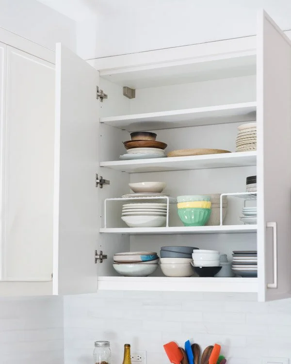 Painted Cabinet Interior