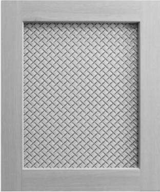 Cabnet Door with Metal Mesh