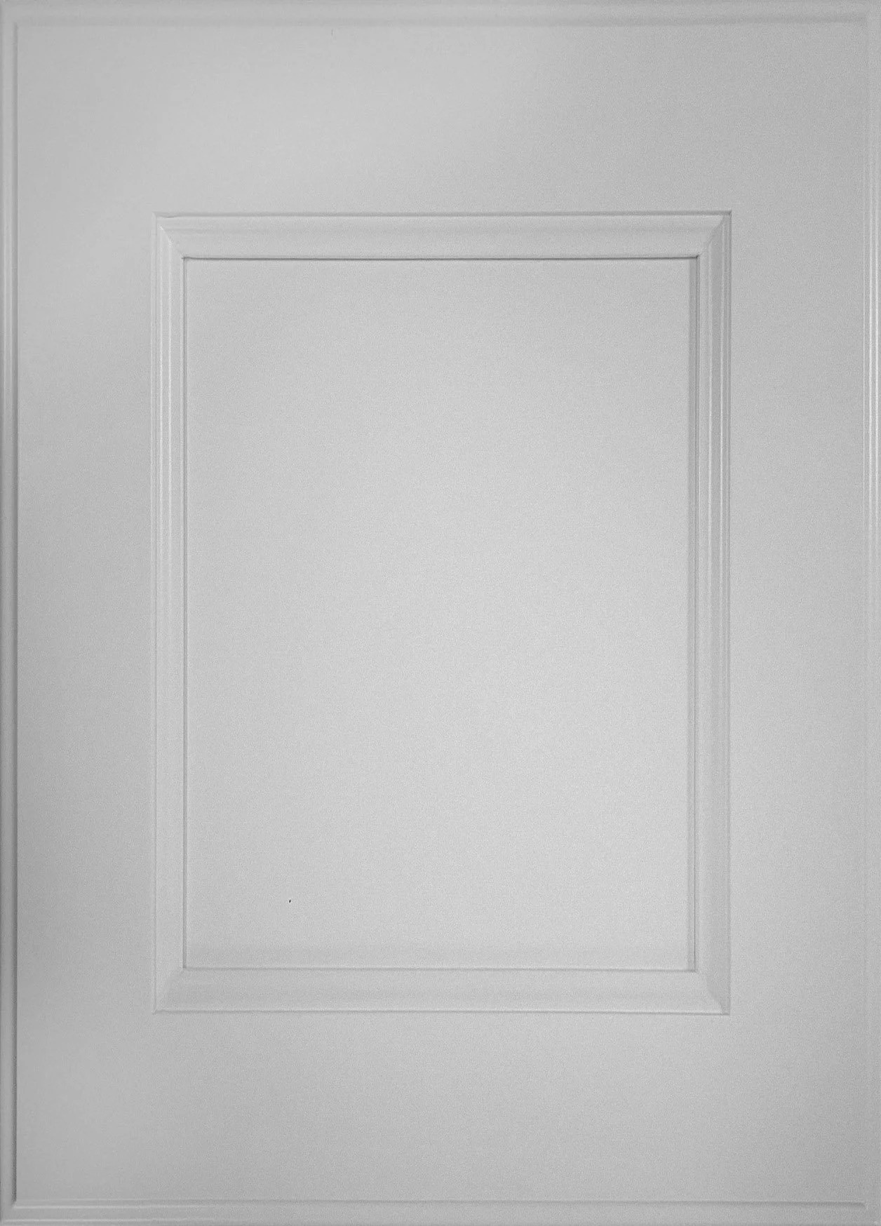 Shaker with Layered Route Cabinet Door