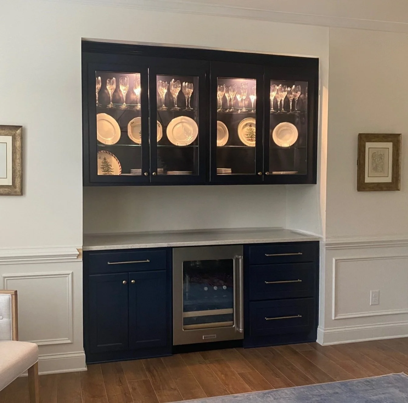 Custom Built-In Bar — Woodmaster Custom Cabinets