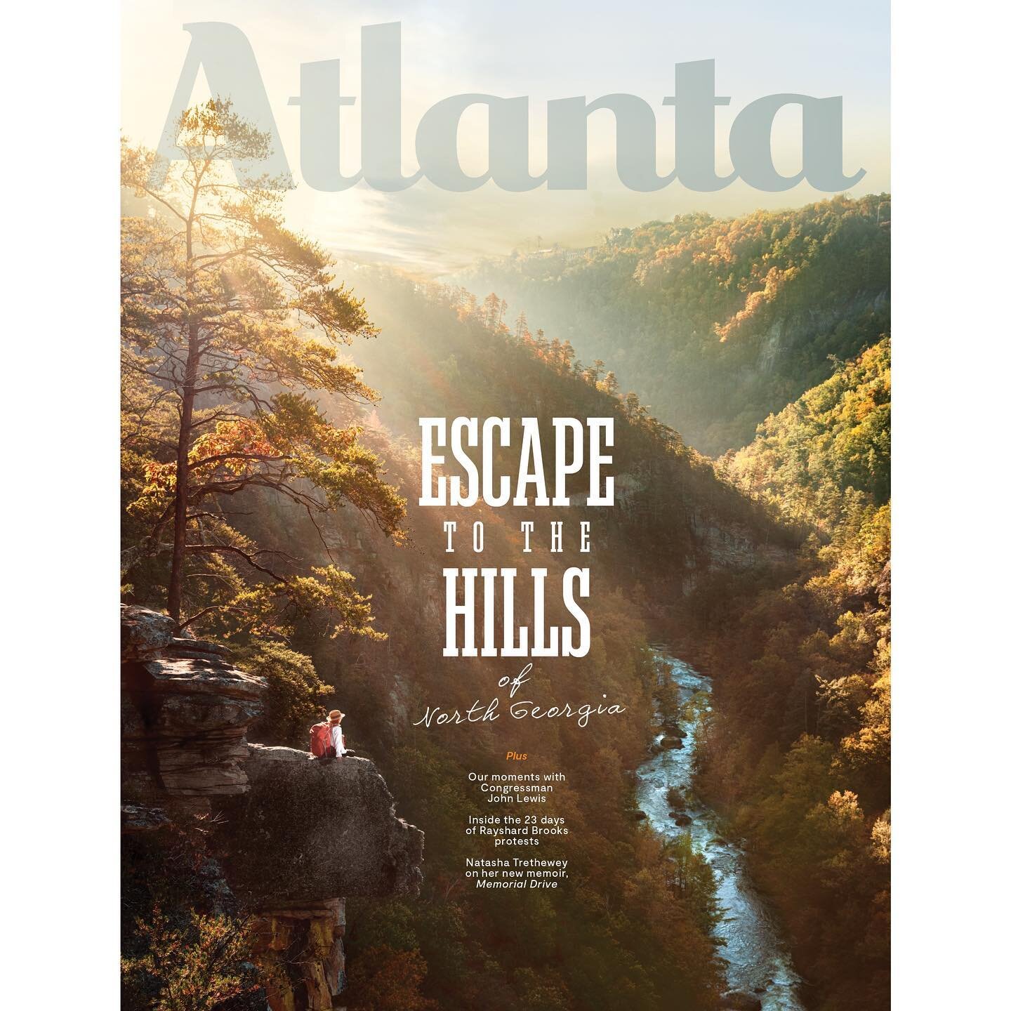 We are oh-so-honored to have photographed the cover story for the September issue of @atlantamagazine out on newsstands now! During this challenging and uncertain pandemic season, there is no better time to walk into the woods. Spending time in natur