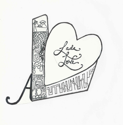 The logo for Aladalove.com was made by my wonderful friend, Kristiana Rica. Her take on Self Love is included on the Self Love page. Check it out!