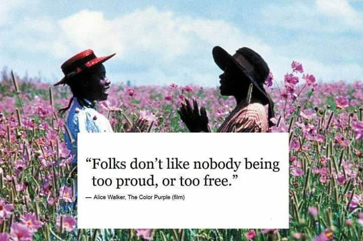 Be proud and be free.