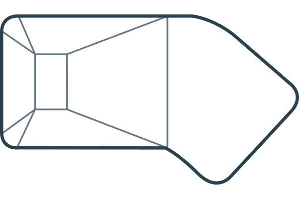 Lazy L 2 ft. Corners