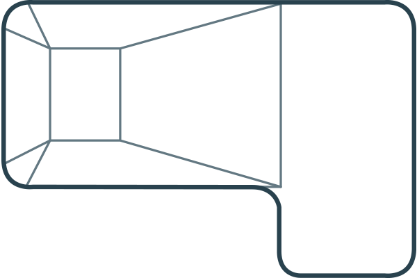 Full-L (2ft Rad. / 4ft Rad.)