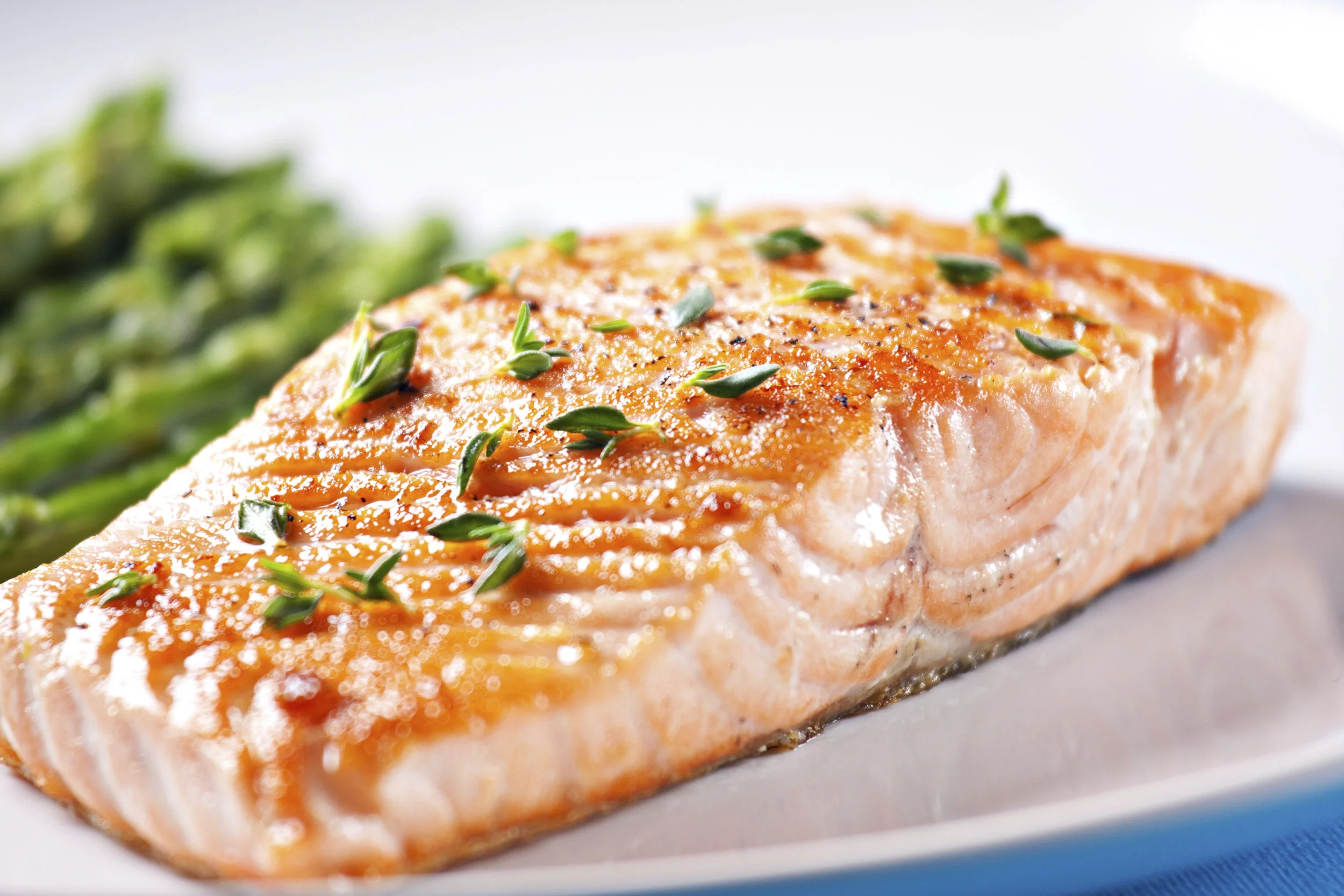 Colon Approved: Orzo Salad with Pan Seared Salmon