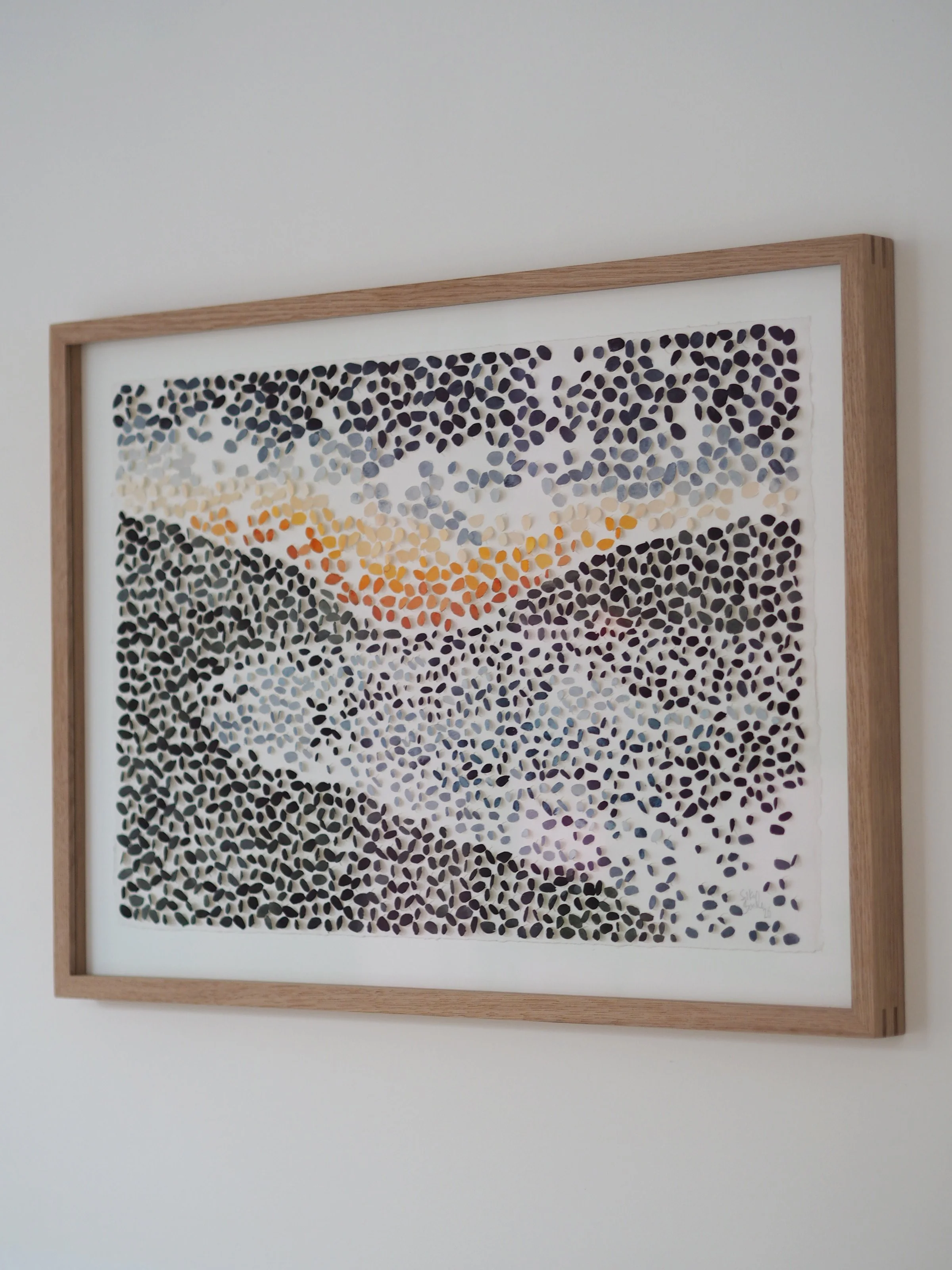 Den blå time artwork by Silke Bonde