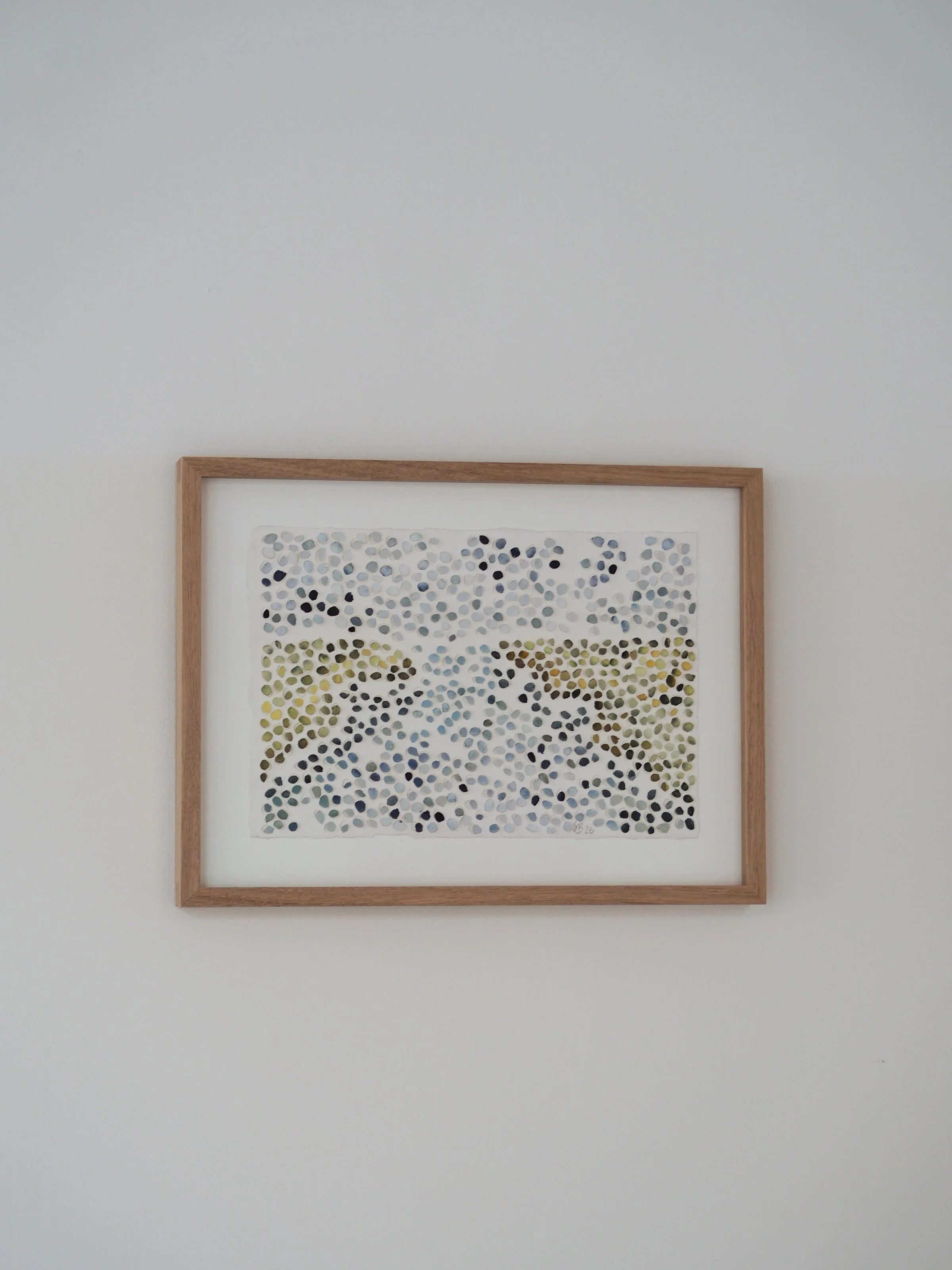 Paper leaf artwork by Silke Bonde