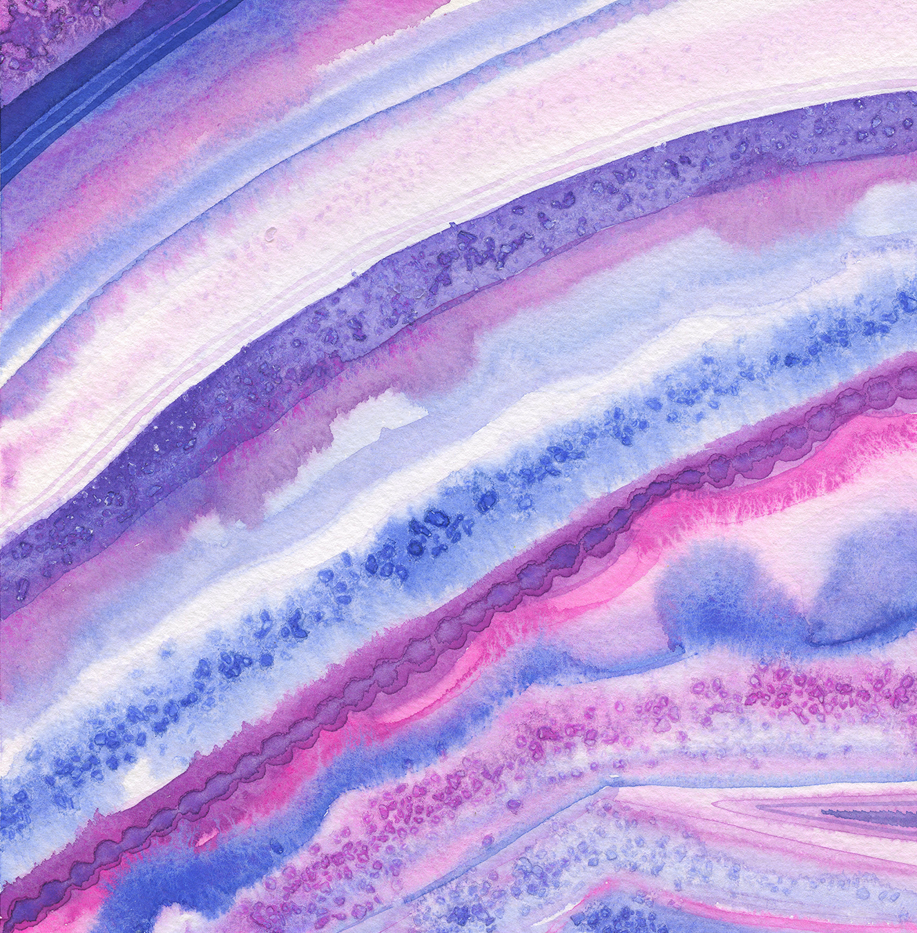 Agate Crystal Watercolor Workshop