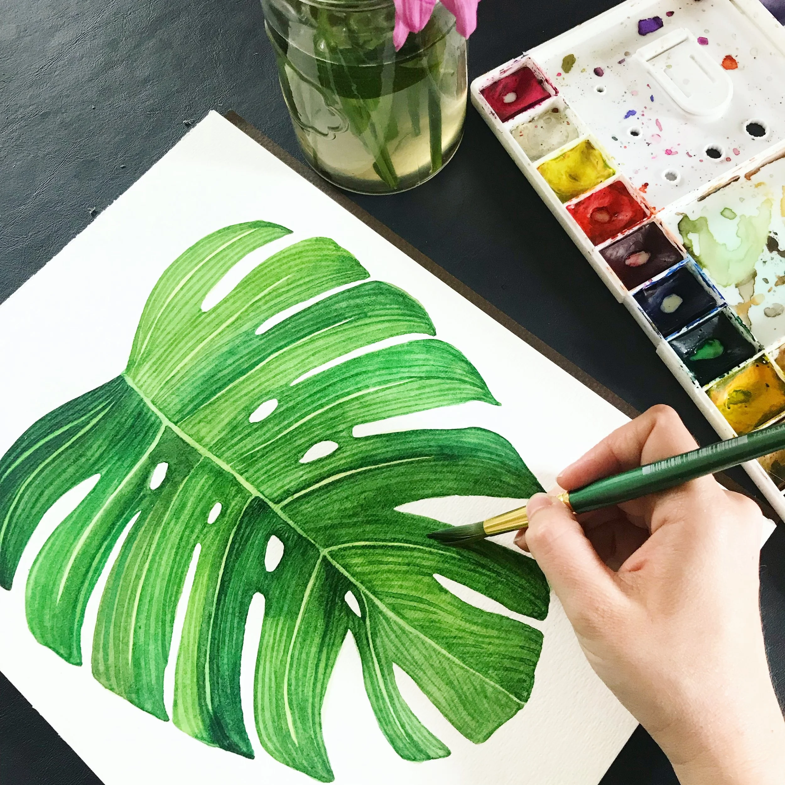 Watercolor &amp; Mindfulness: Painting Expressive Florals