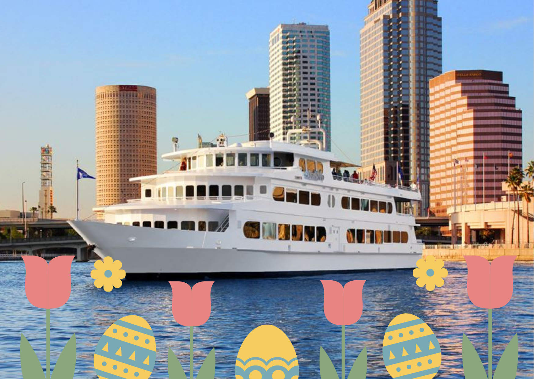 Cream Easter Eggs Easter Card.png