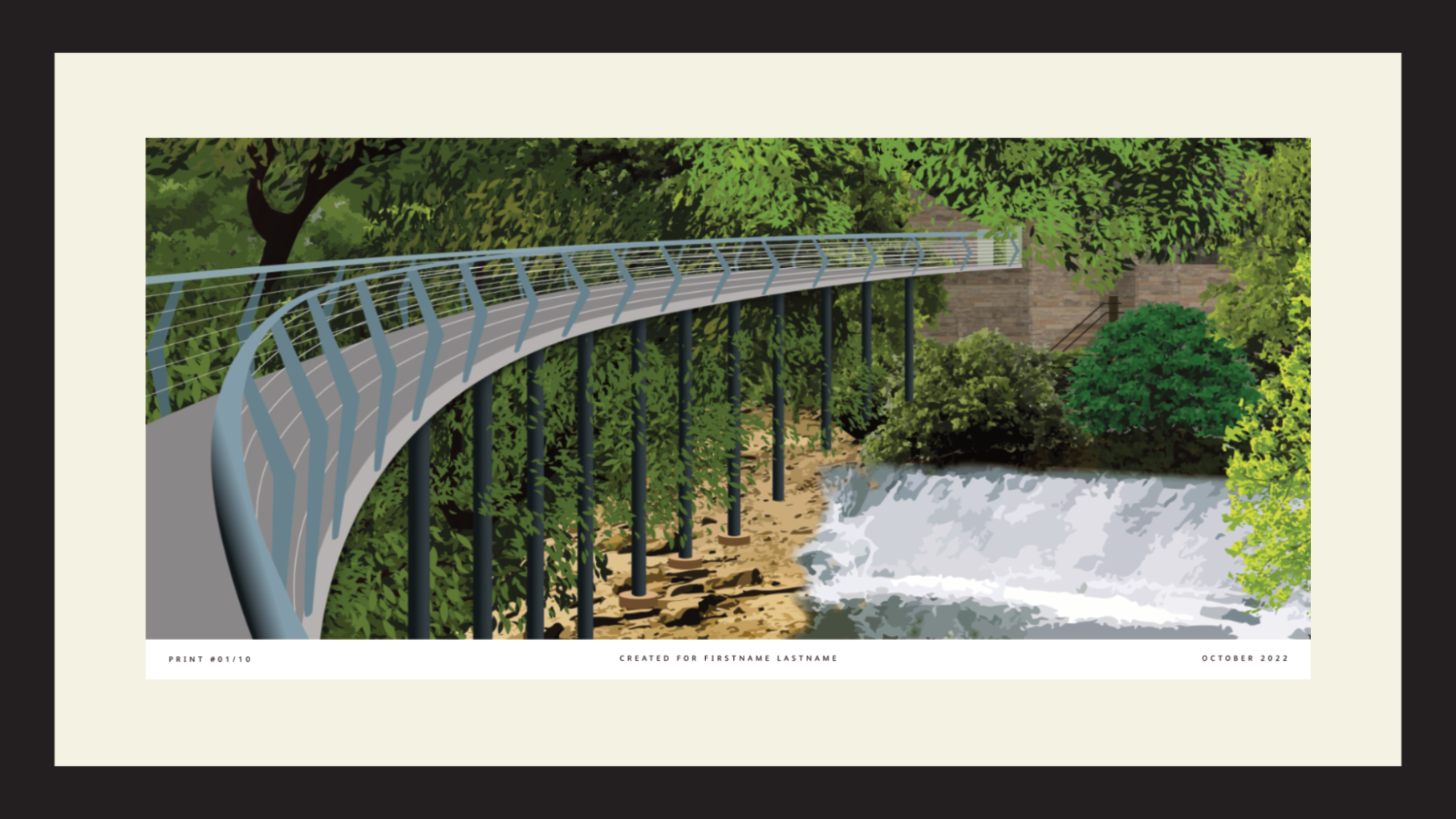 NEW MILLS PANORAMA - Millenium Walkway
