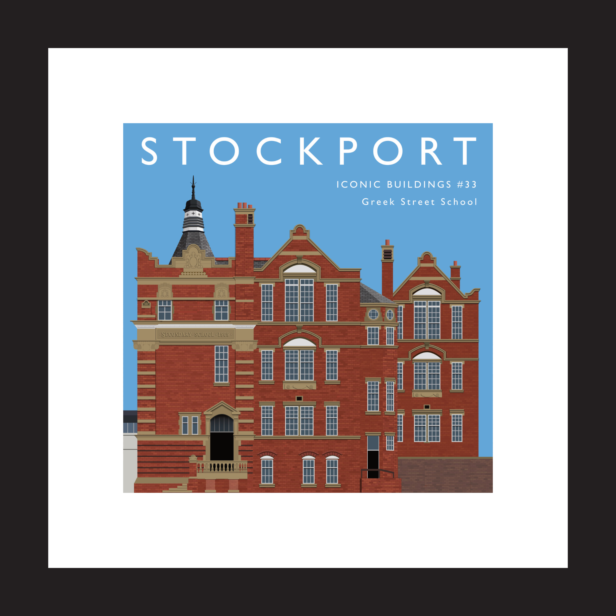 STOPFORDIA #33 Square Mounted and Framed