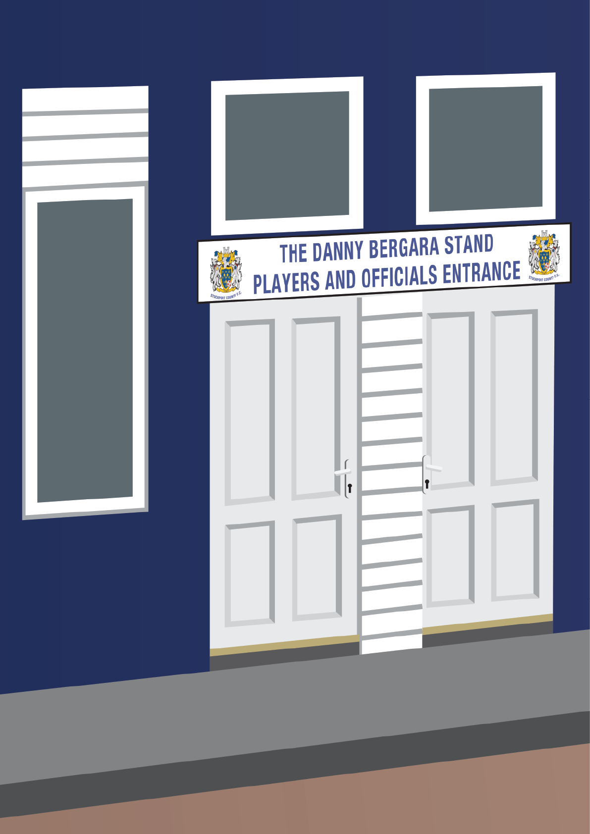 STOCKPORT Poster Print - Edgeley Park