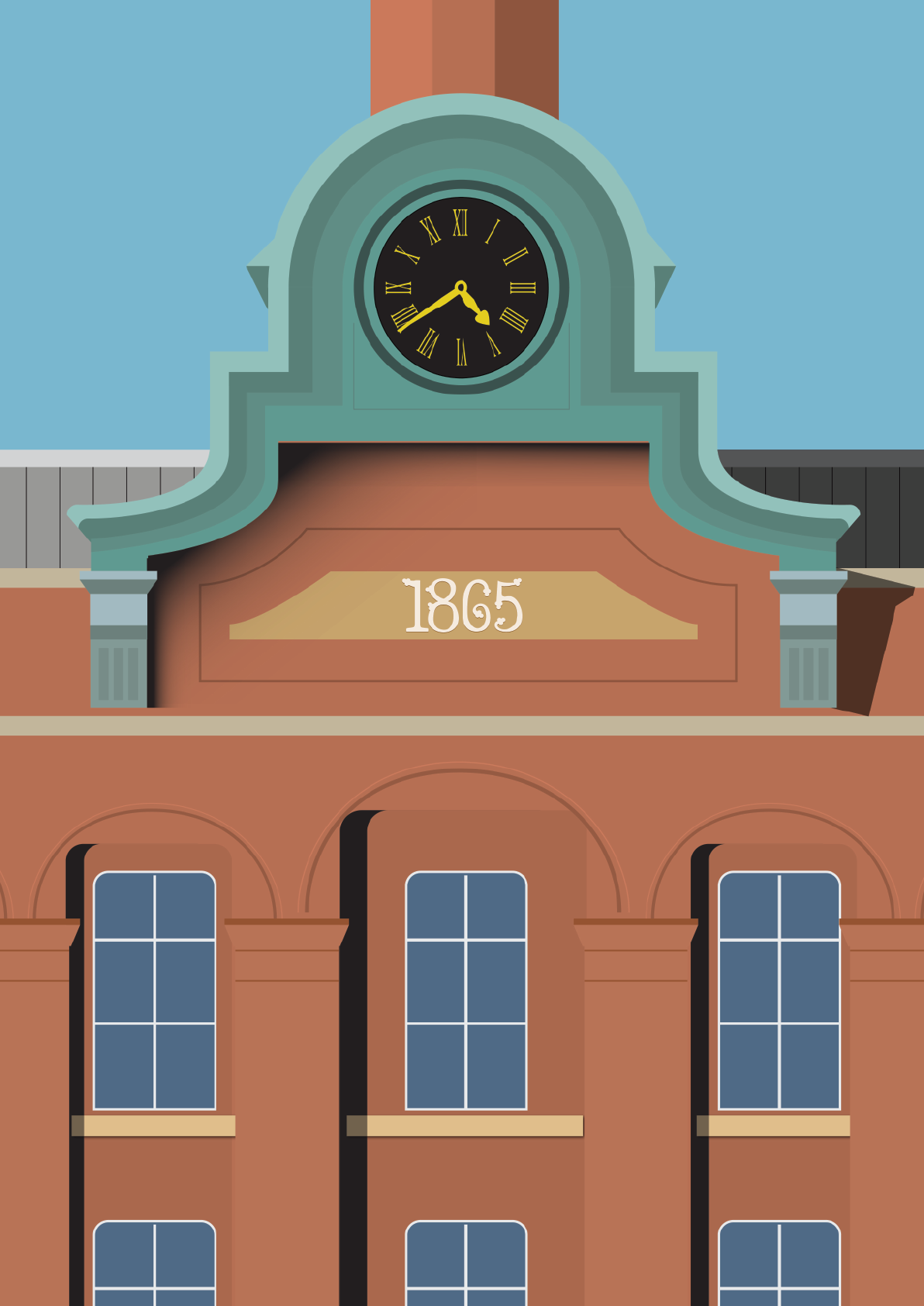 STOCKPORT Poster Print - Houldsworth Mill