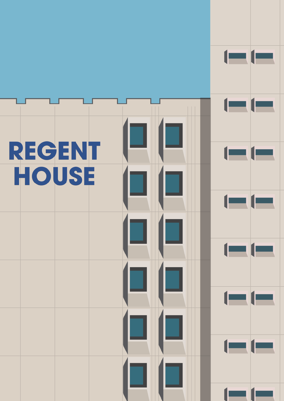 STOCKPORT Poster Print - Regent House