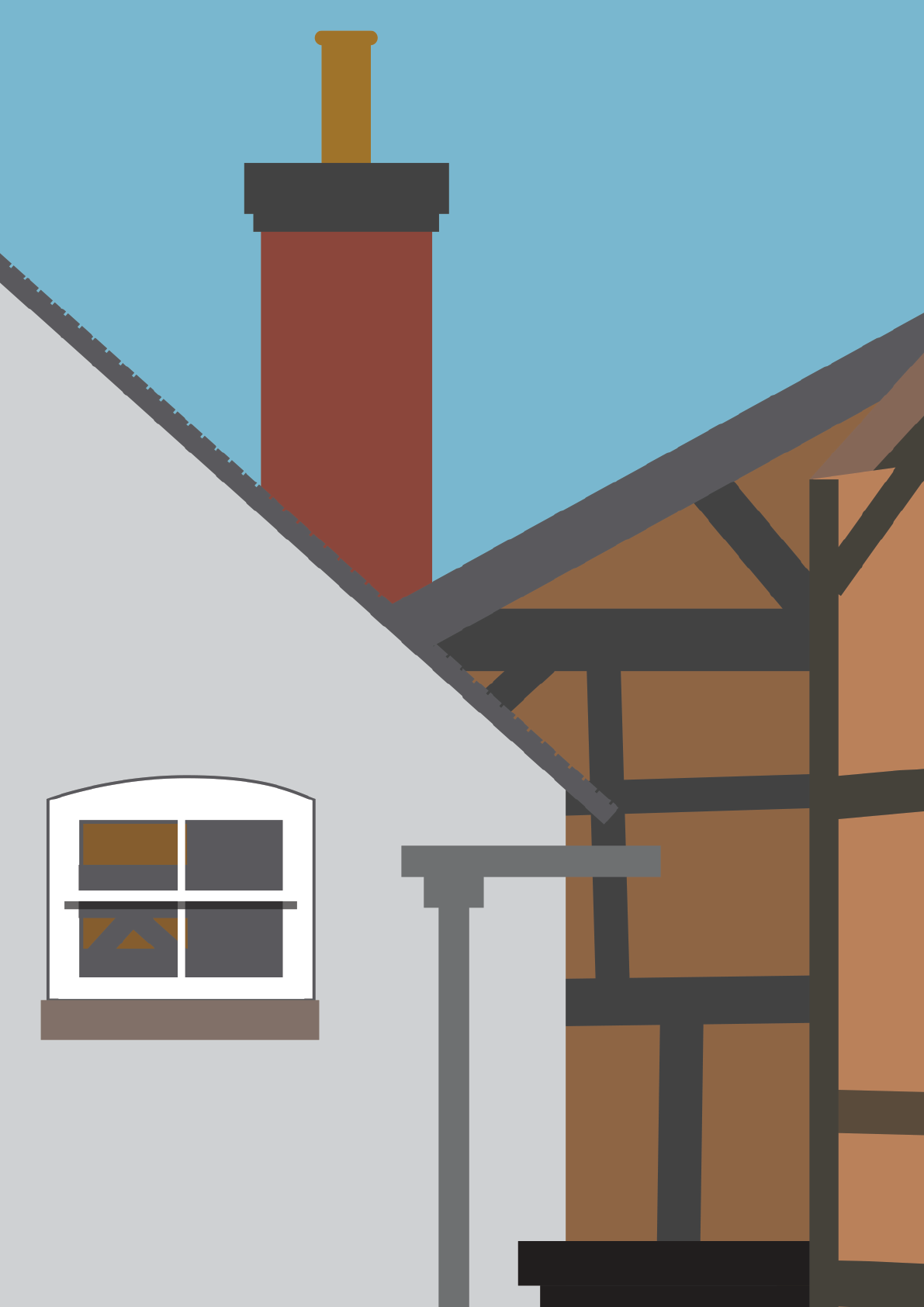 STOCKPORT Poster Print - Staircase House