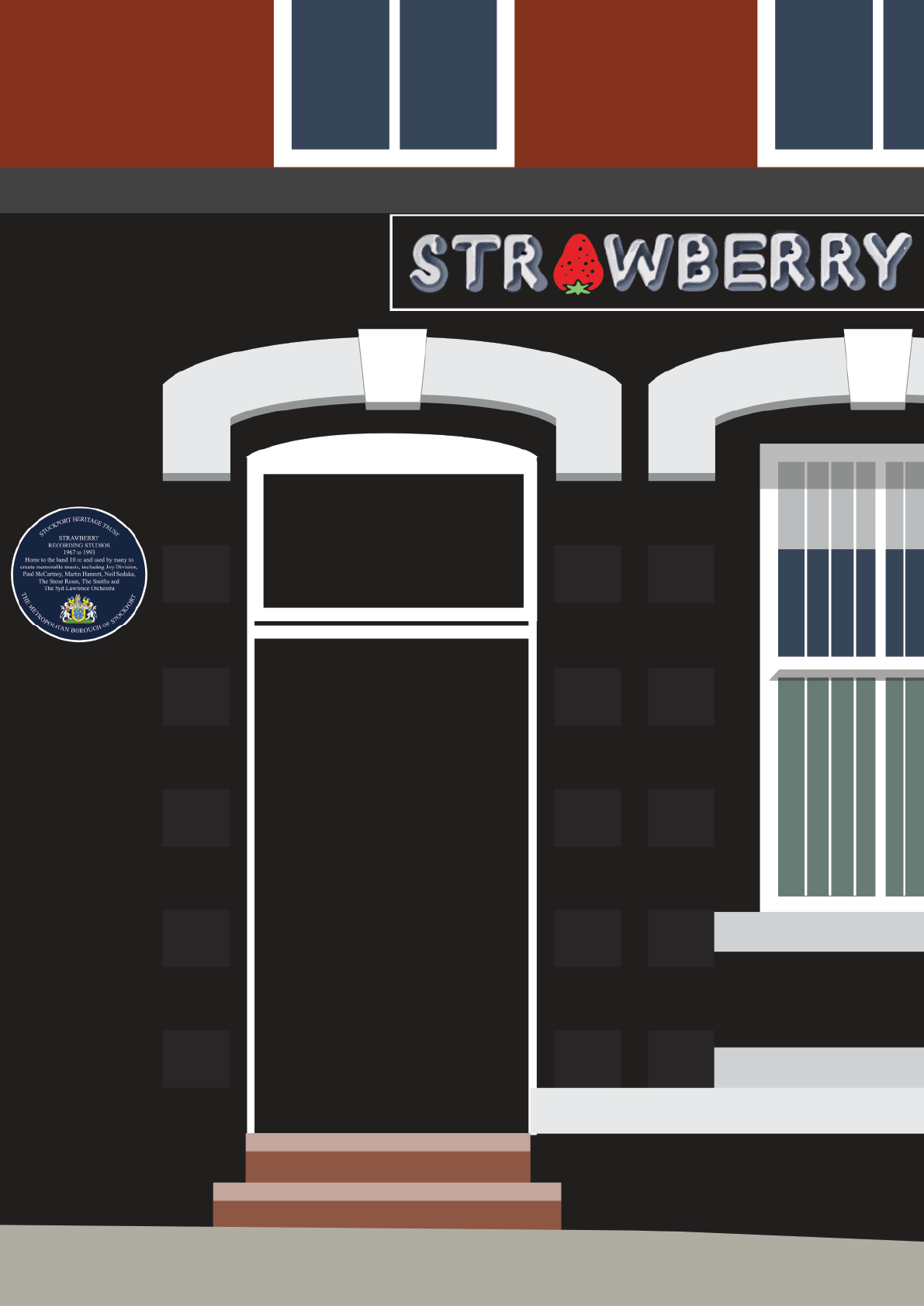 STOCKPORT Poster Print - Strawberry Studios