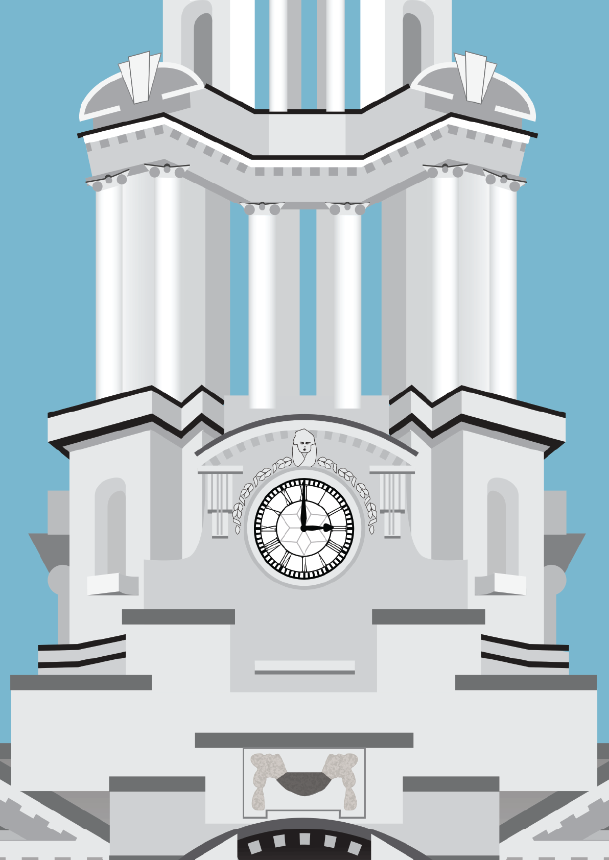 STOCKPORT Poster Print - Town Hall