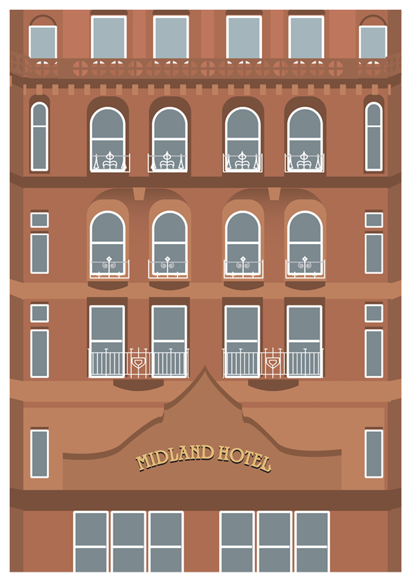 MANCHESTER Poster Print - Midland Hotel