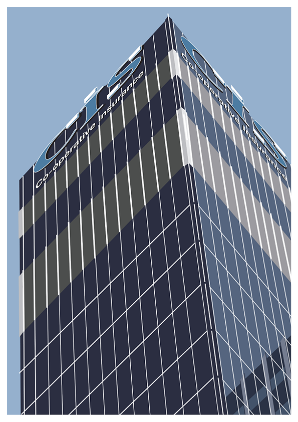 MANCHESTER Poster Print - CIS Tower
