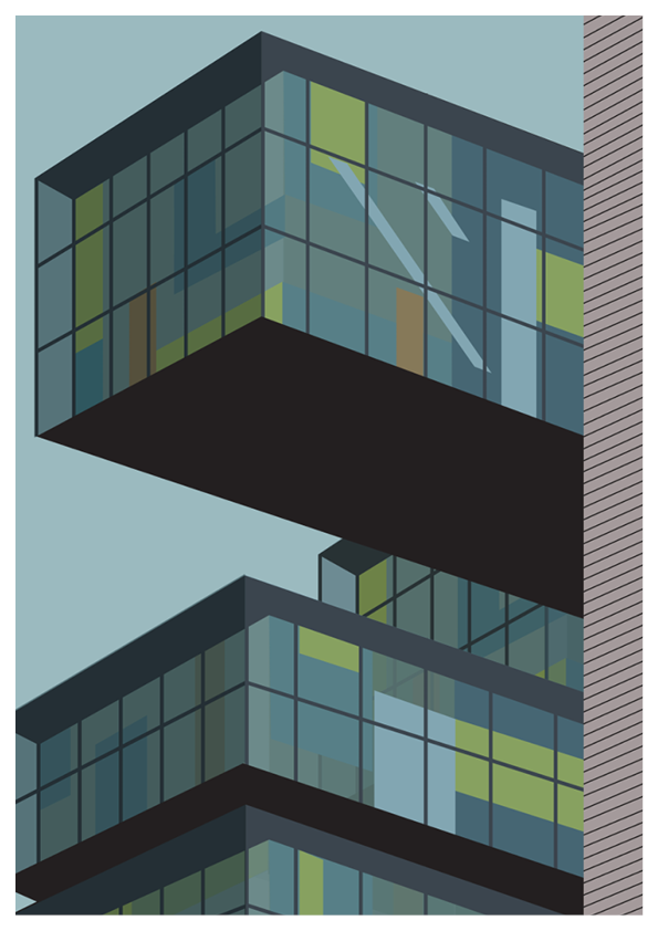 MANCHESTER Poster Print - Civil Justice Centre