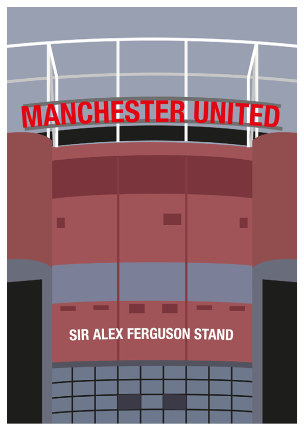 MANCHESTER Poster Print - Old Trafford