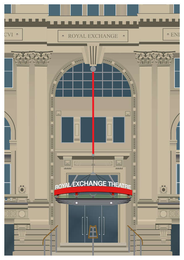 MANCHESTER Poster Print - Royal Exchange