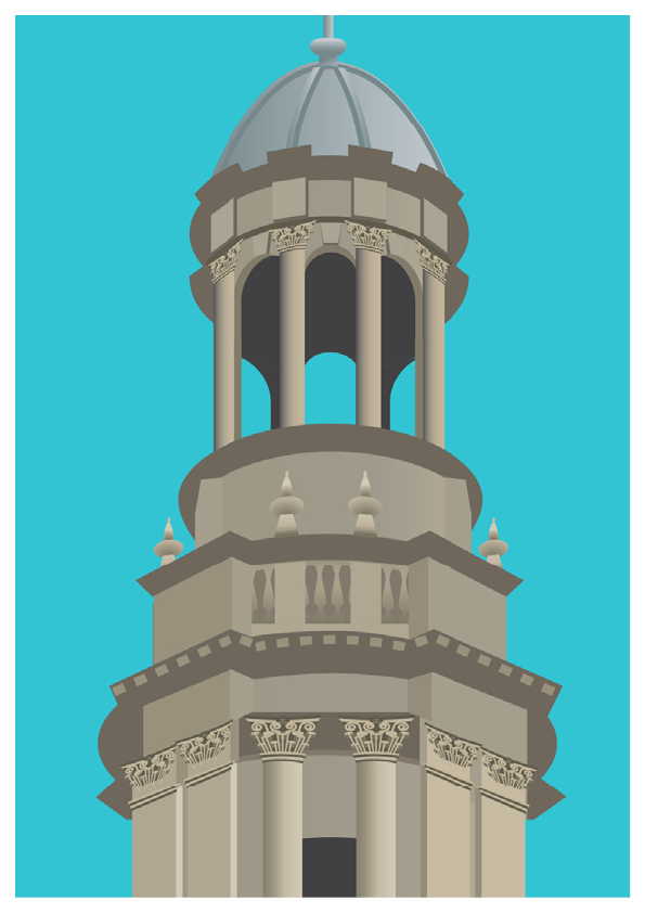 MANCHESTER Poster Print - Royal Exchange Tower
