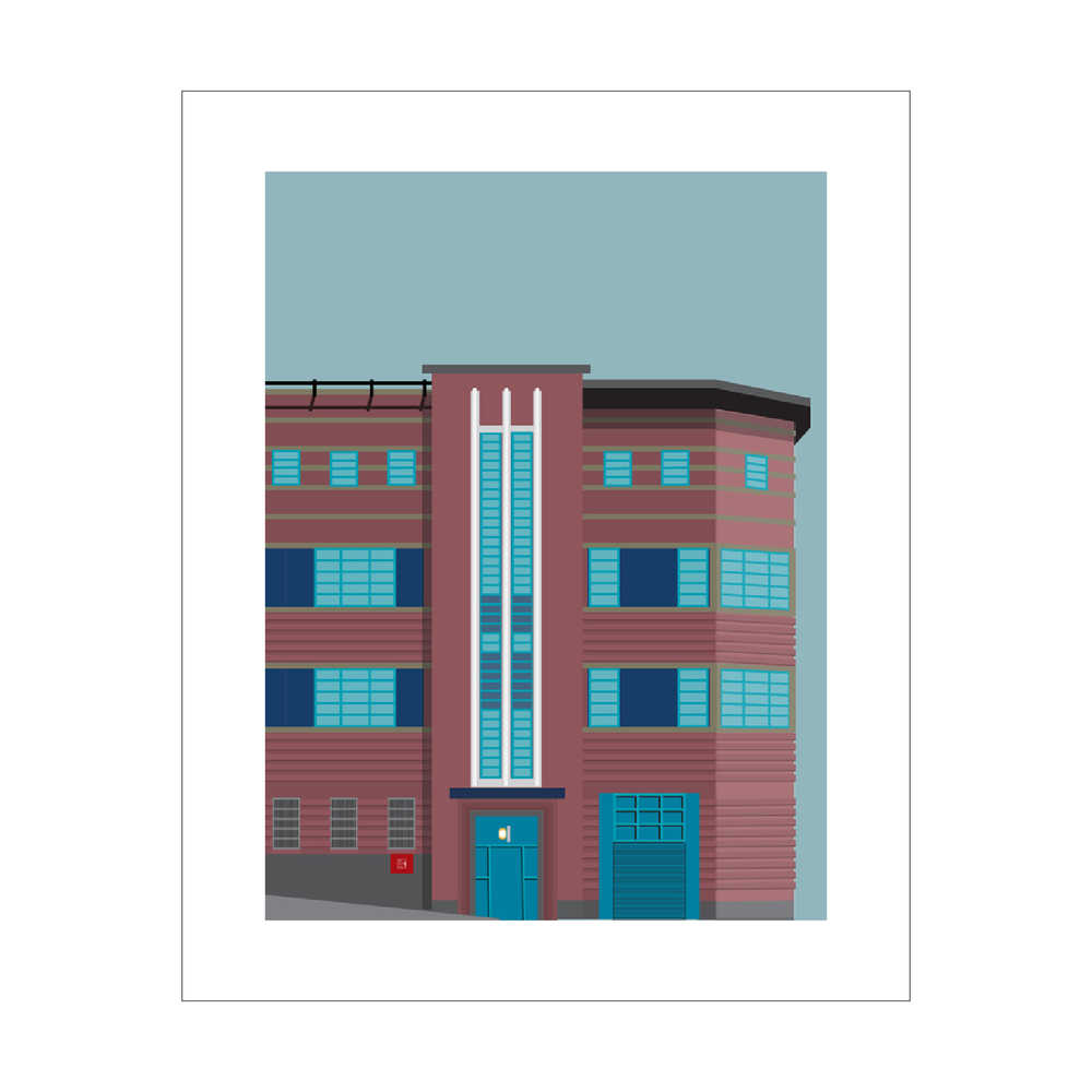 cws tobacco factory MANCHESTER Fine Art Print