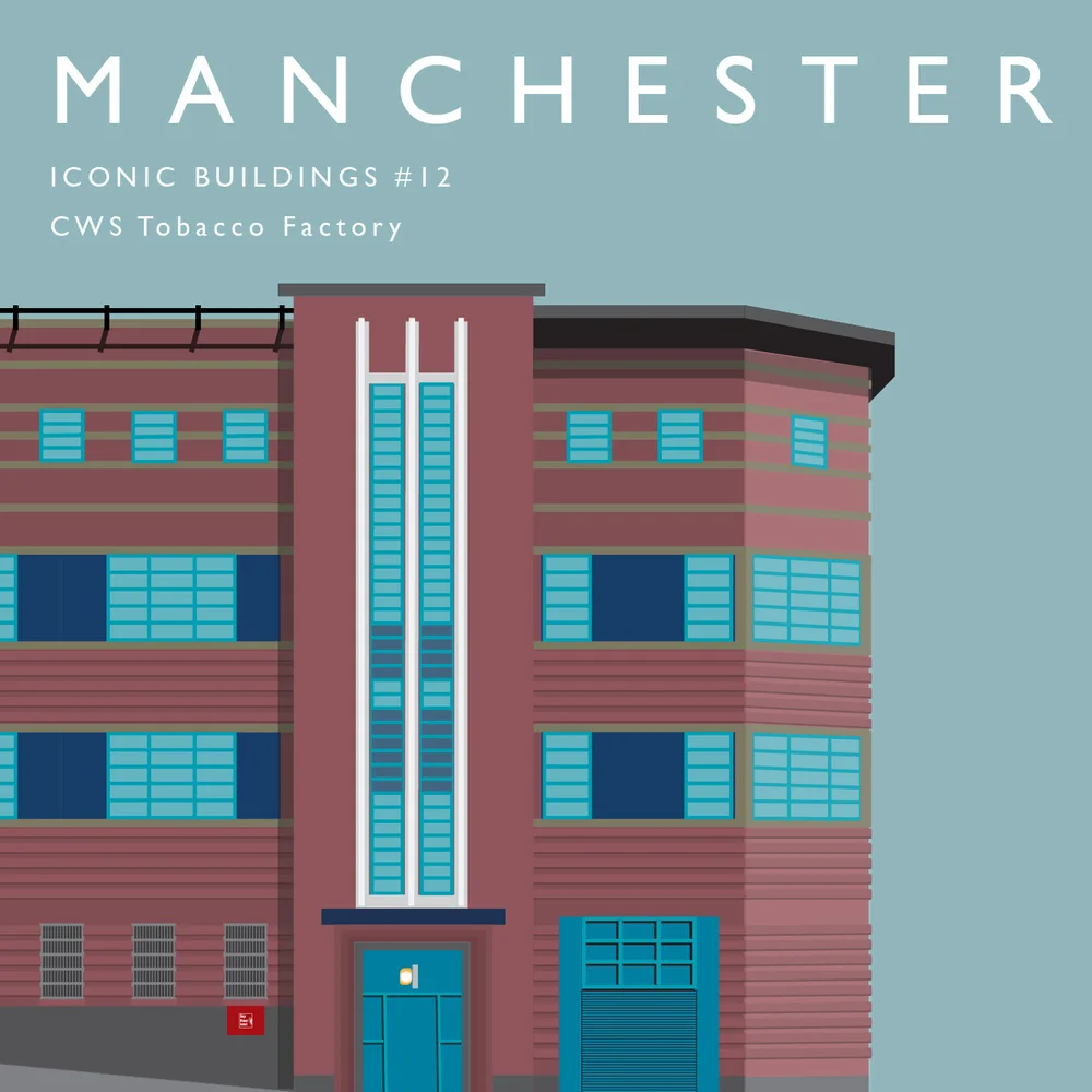 cws tobacco factory manchester MANCHESTER Fine Art Print