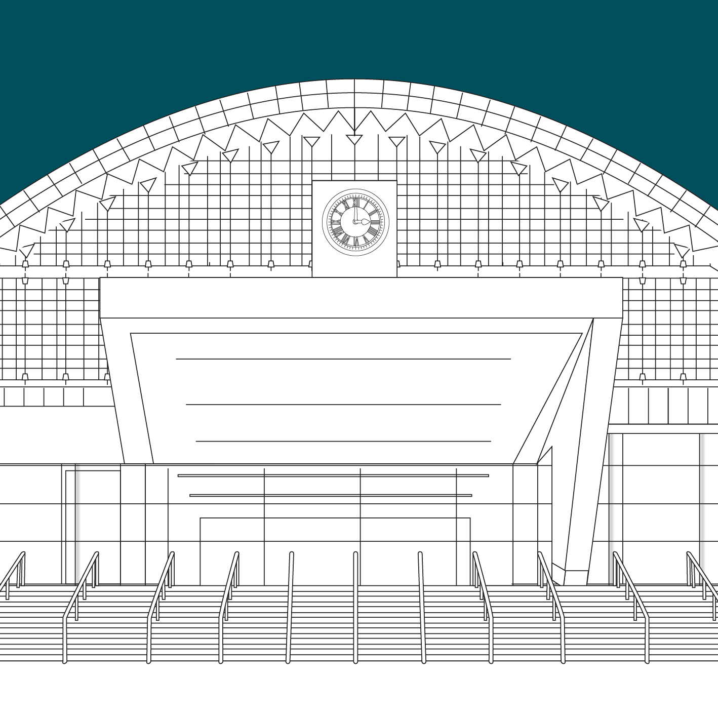 MANCHESTER Line Art Poster Print - Manchester