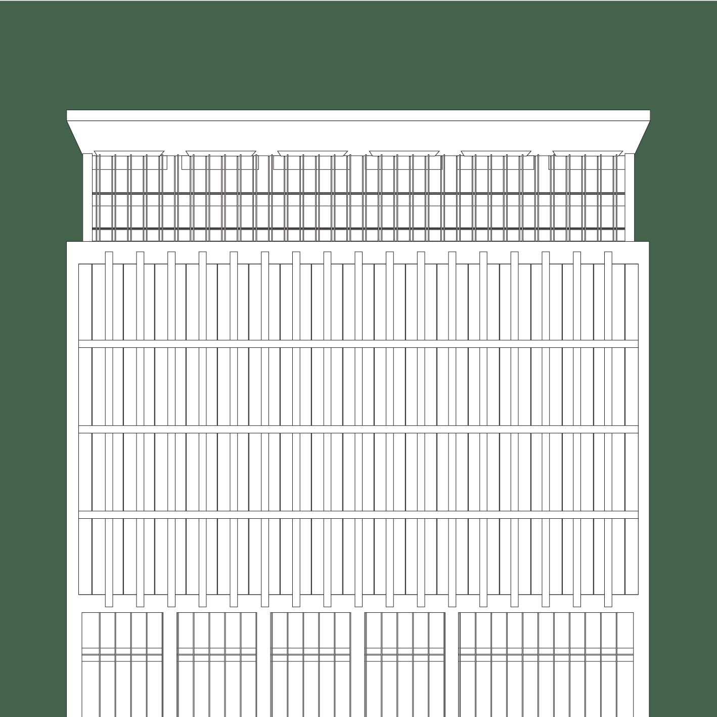 MANCHESTER Line Art Poster Print - One St Peters Square