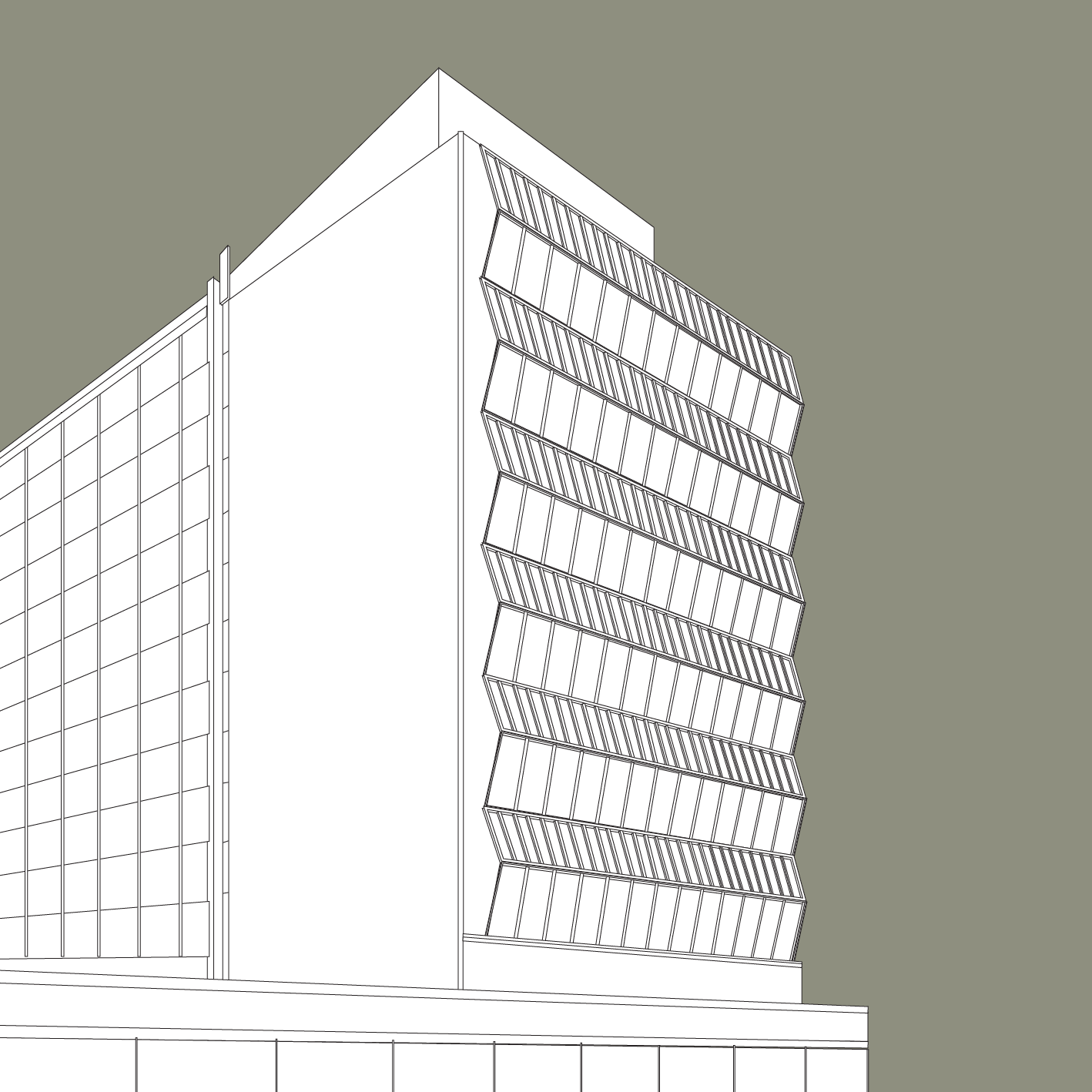 MANCHESTER Line Art Poster Print - Renold Building