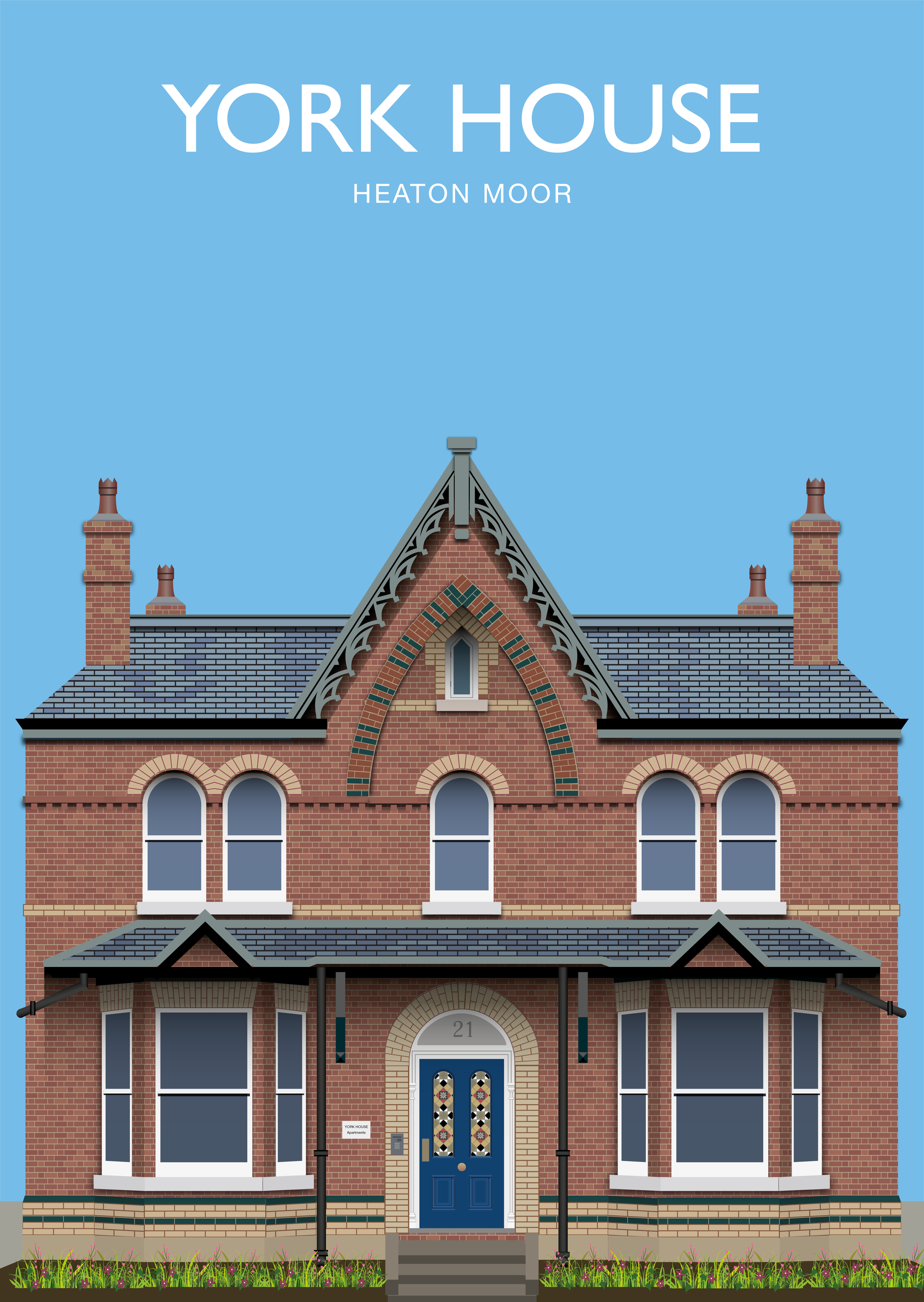 STOCKPORT Poster Print - York House