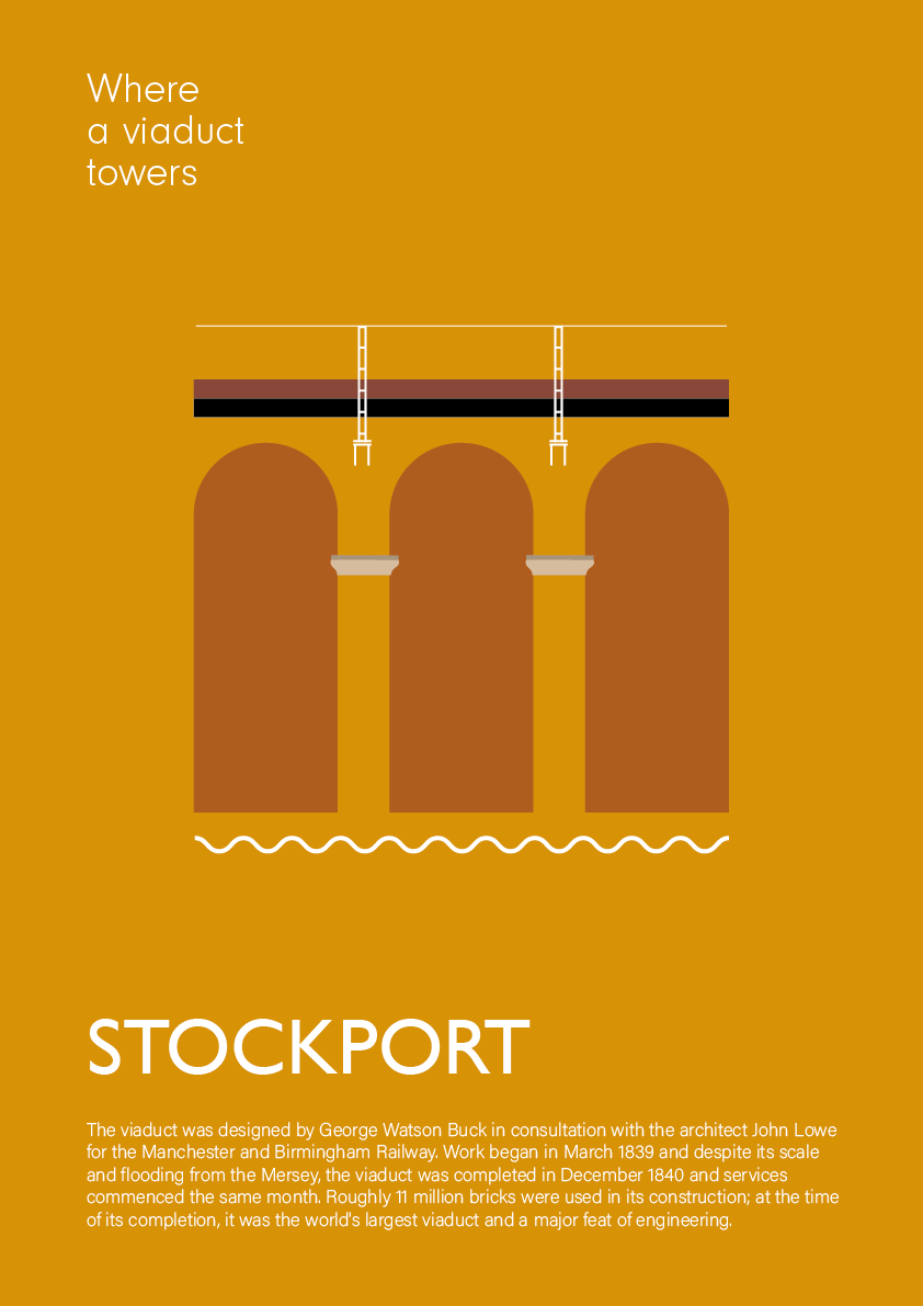 STOCKPORT - Where a Viaduct Towers