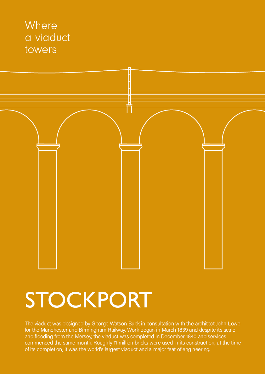STOCKPORT - Where a Viaduct Towers (Linear)
