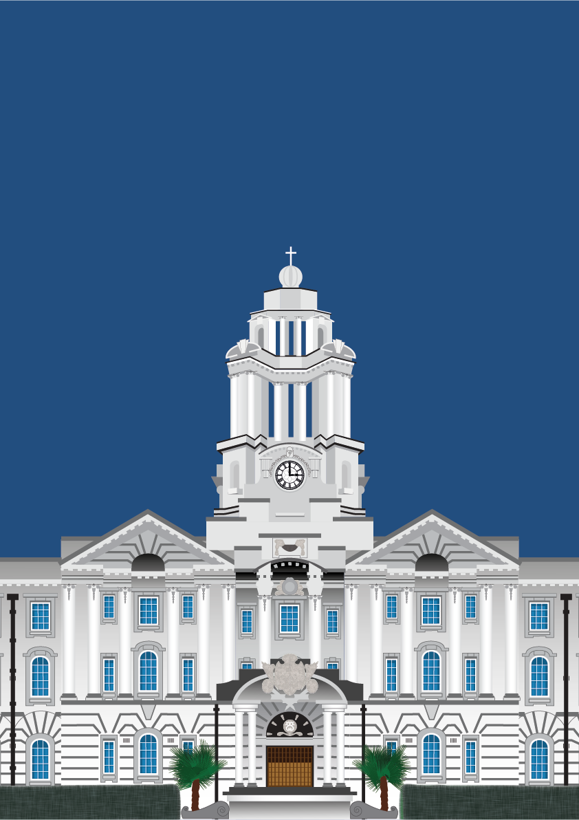 STOCKPORT Poster Print - Town Hall 01