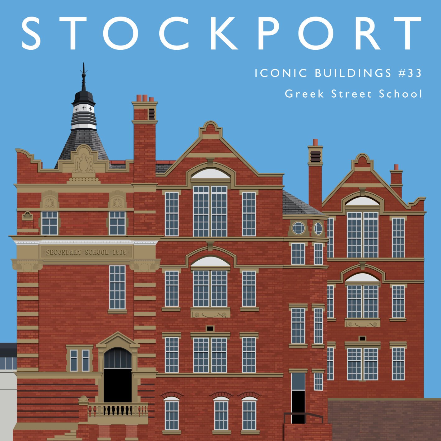 STOPFORDIA #33 Square Fine Art Print