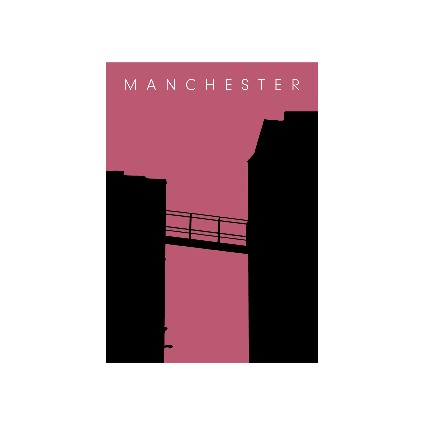 MCR Silhouette #07 Ancoats - Fine Art Print