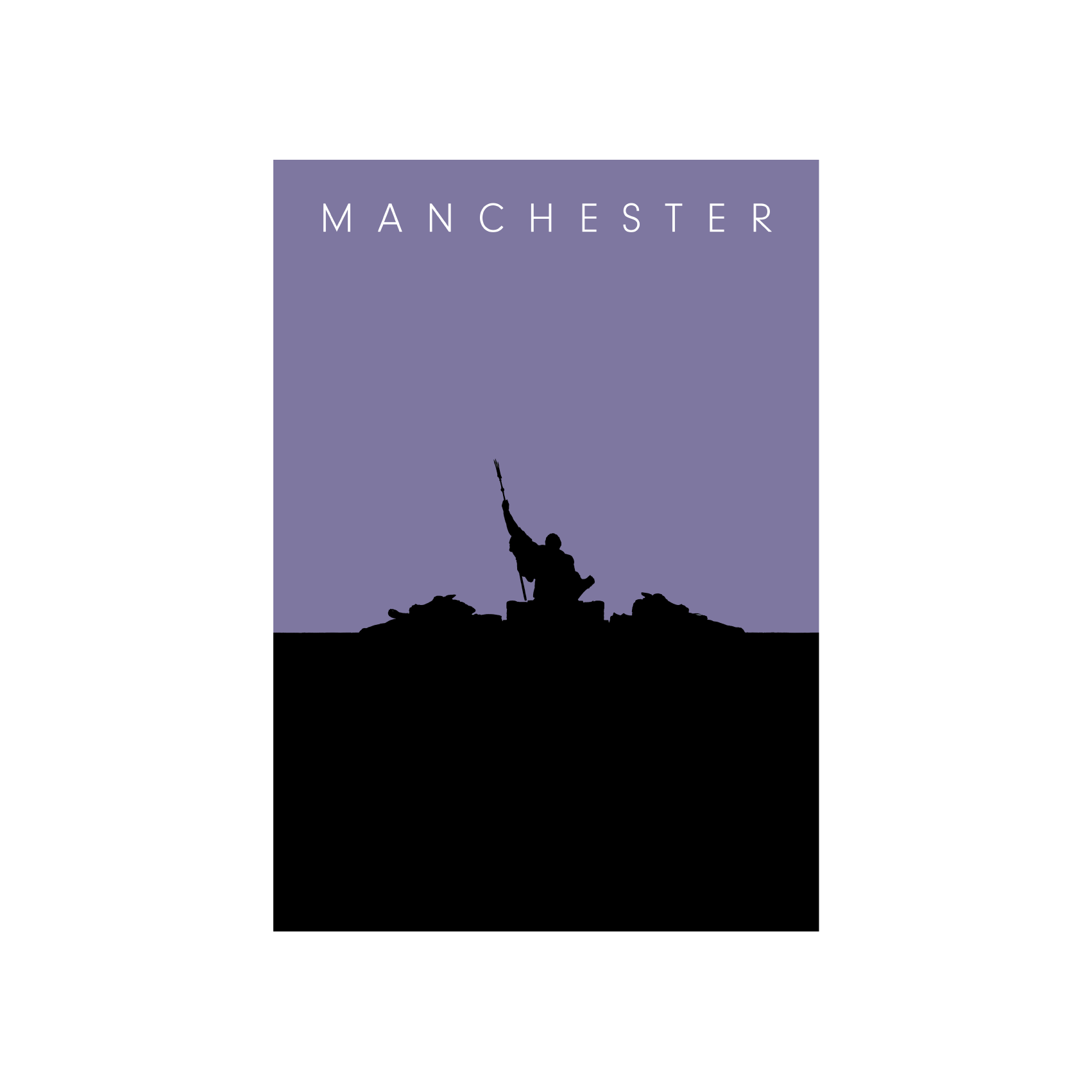 MCR Silhouette #06 Ship Canal House - Fine Art Print