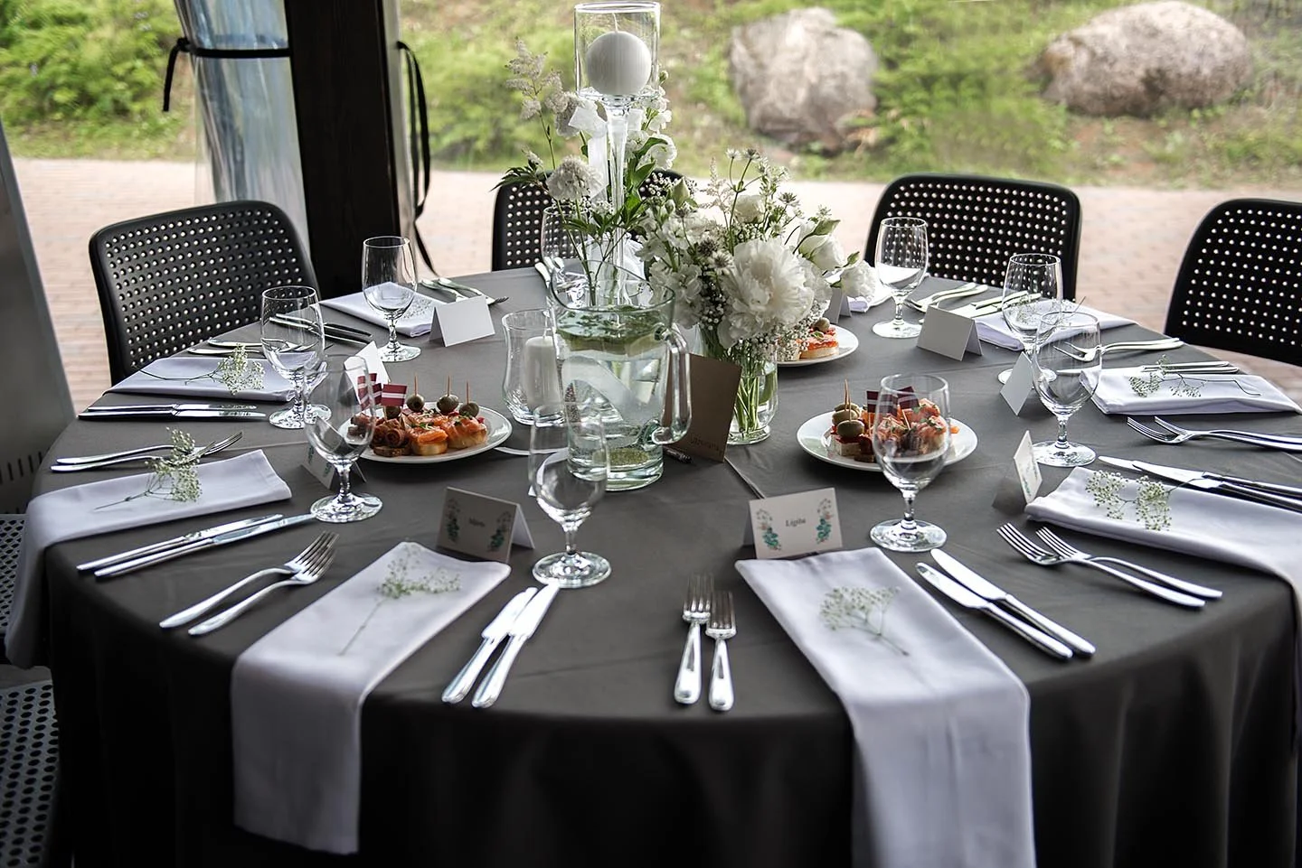 Eight Seat Round Table