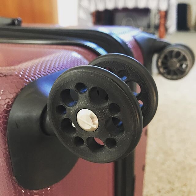 @bren2shanghai asked for a new wheel for her suitcase. She took the BOGO deal hook, line, and sinker