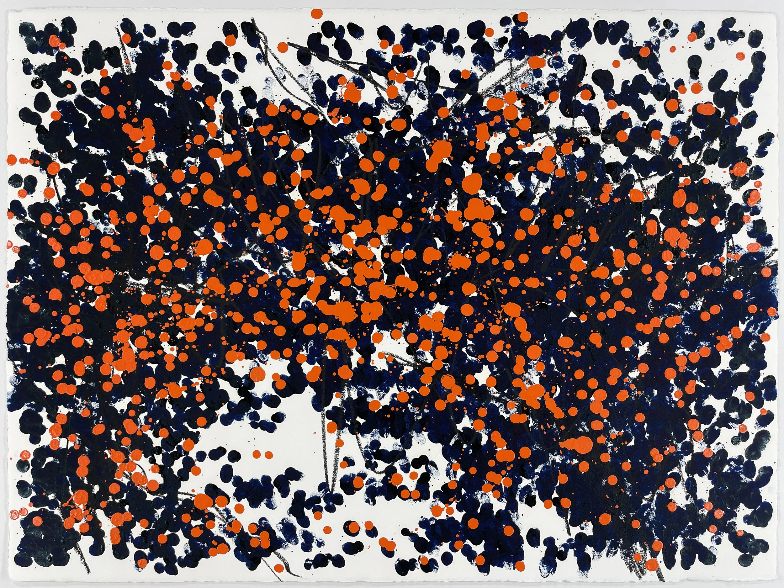 Forest: Prussian Blue Extra, Cadmium Orange