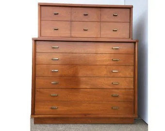 Mid Century Mahogany Tallboy by Drexel