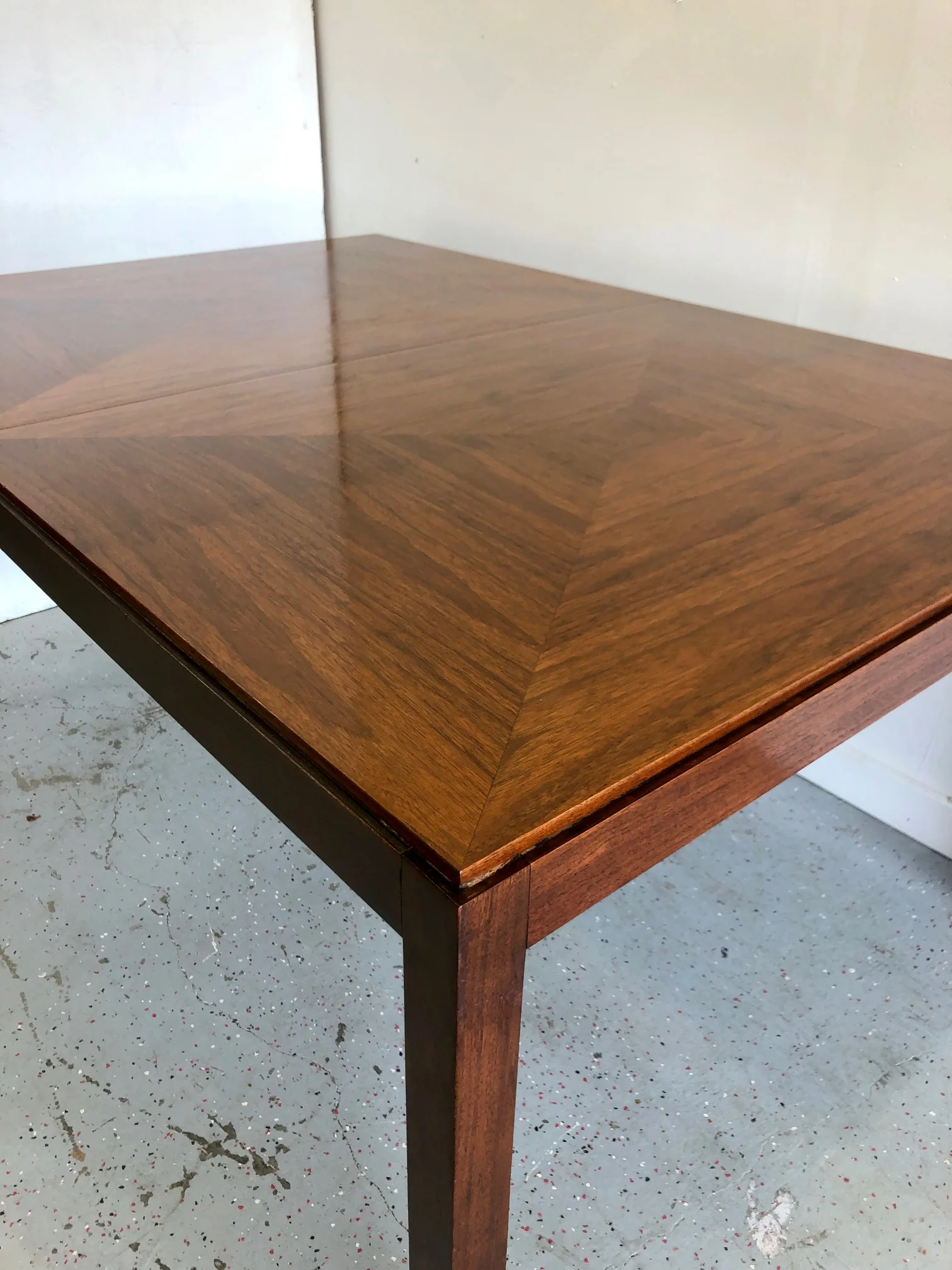 Gorgeous MCM Solid Walnut Dining Table by John Stuart